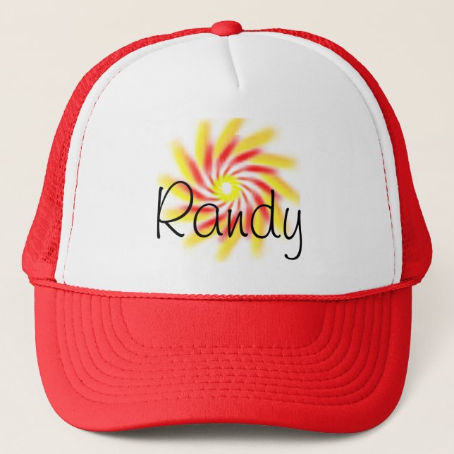 Hat - Flaming pinwheel (Front)