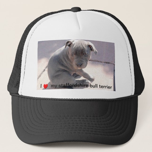 Hat for all staffordshire bull terrier lovers (Front)