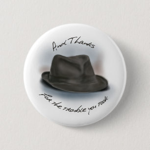 Hat for Leonard 1 6 Cm Round Badge