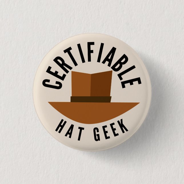 Hat Geek Pin (Front)