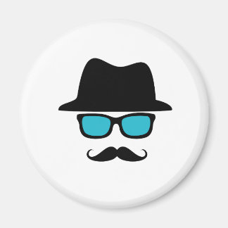 Hat Glasses Moustache Magnet