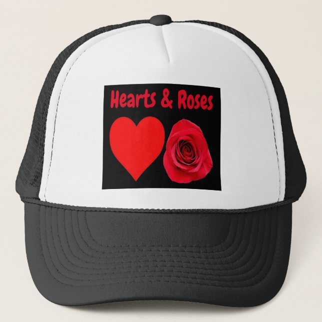 Hat Hearts & Roses (Front)