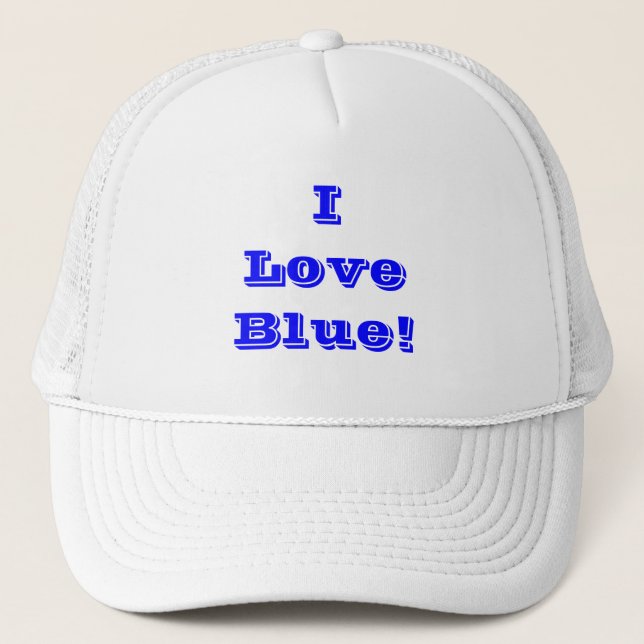 Hat I Love Blue (Front)