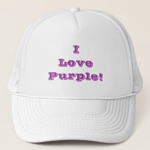 Hat I Love Purple