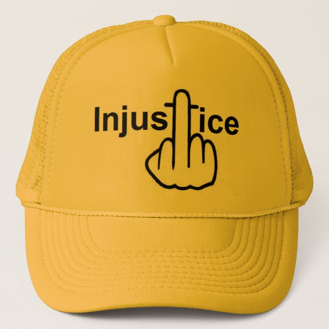 Hat Injustice Is Bad (Front)