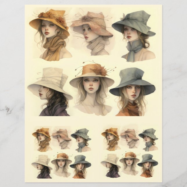 Hat ladies vintage SCV 4 (Front)