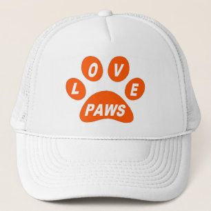 Hat Love Paws on Paws Orange
