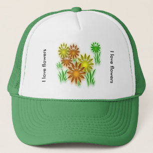 Hat - Neon Flowers