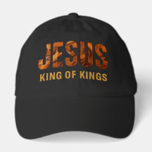 Hat or cap with Jesus King of kings
