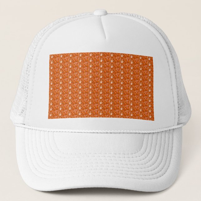 Hat Orange Glitter (Front)