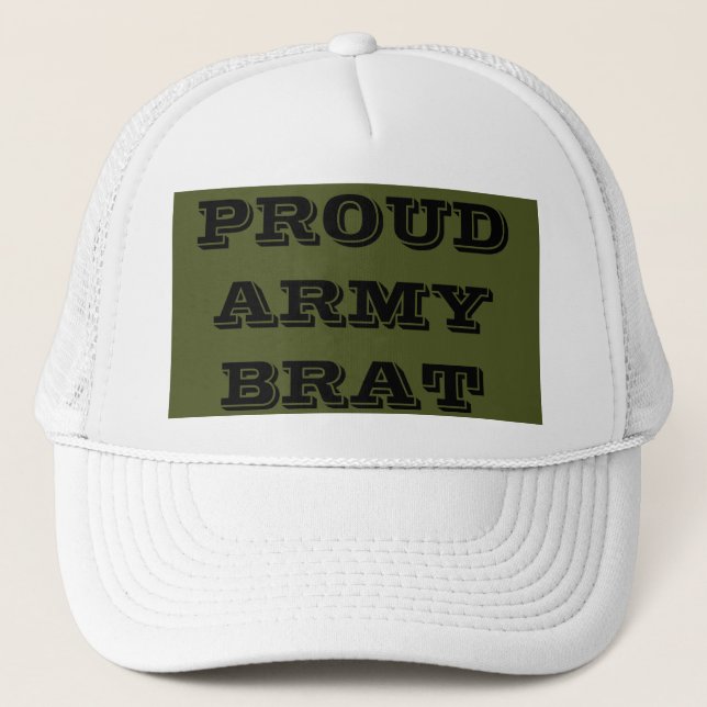 Hat Proud Army Brat (Front)