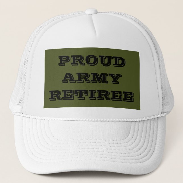 Hat Proud Army Retired (Front)