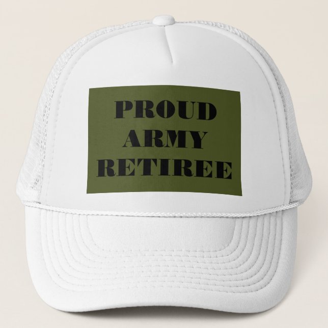 Hat Proud Army Retiree (Front)