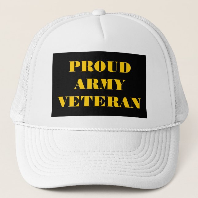 Hat Proud Army Veteran (Front)