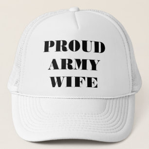 Hat Proud Army Wife
