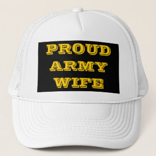 Hat Proud Army Wife