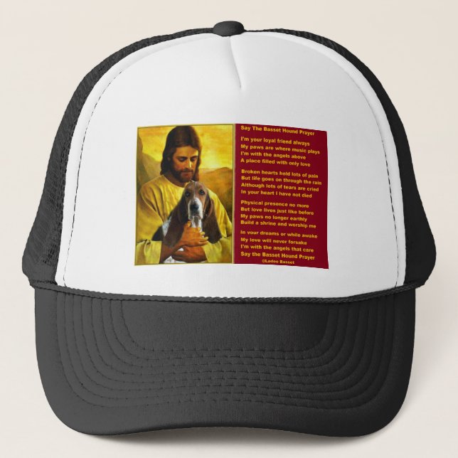 Hat Say The Basset Hound Prayer Poem (Front)
