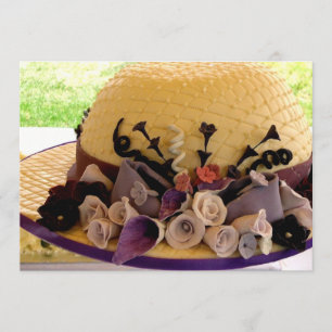 Hat shaped invitations