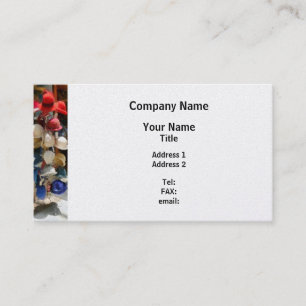 Hat Shop - Platinum Finish Business Card