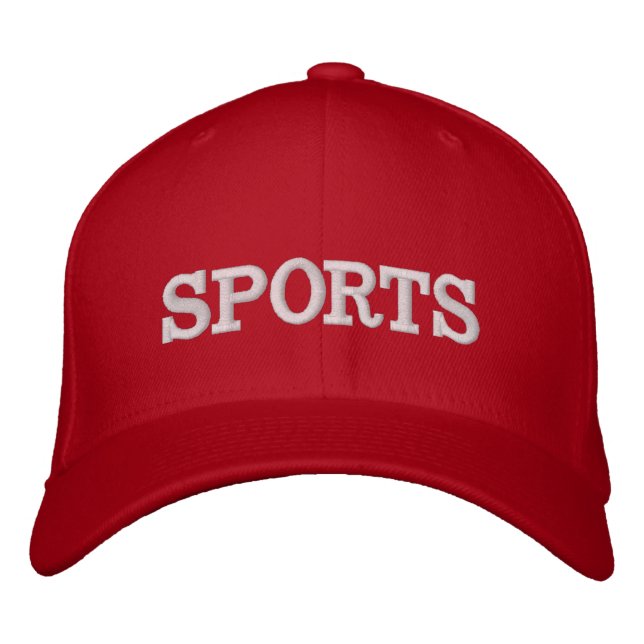 Hat that says SPORTS (Front)