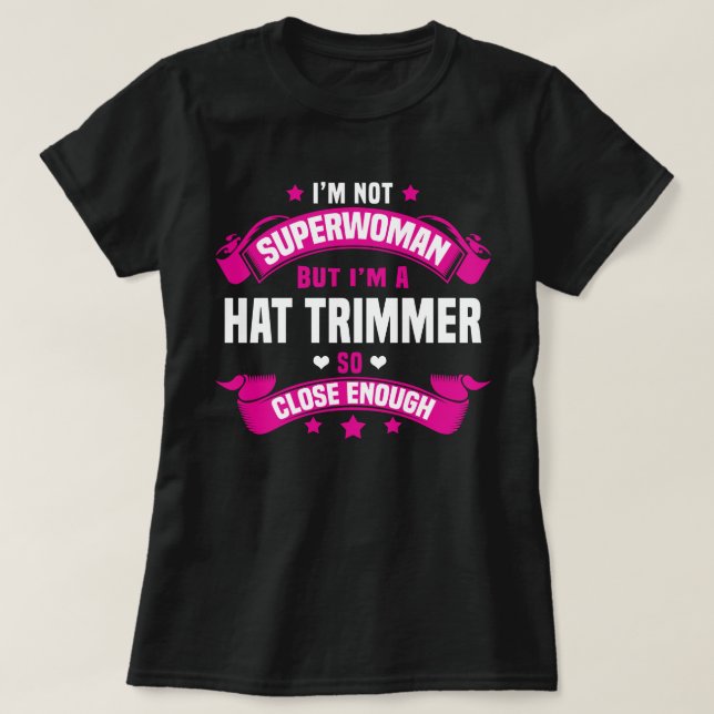 Hat Trimmer T-Shirt (Design Front)