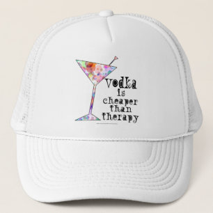 HAT - VODKA IS CHEAPER THAN THERAPY