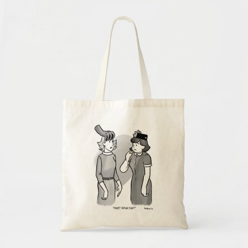 Image of Hat? What Hat? Tote Bag
