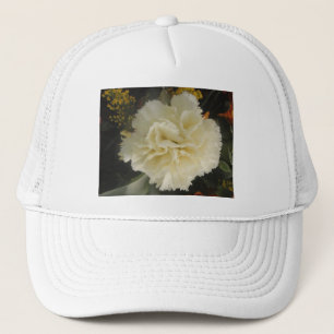Hat White Carnation Beauty