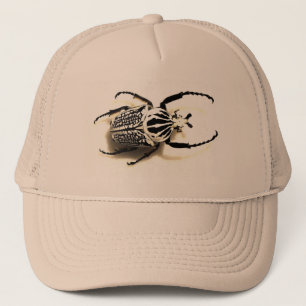 Hat with beetle picture