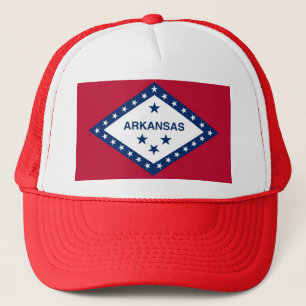 Hat with Flag of  Arkansas State - USA