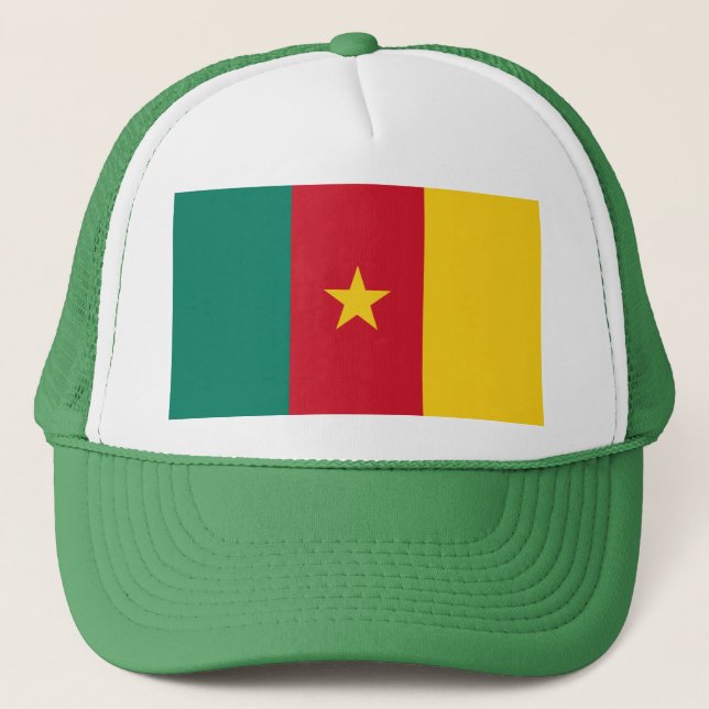 Hat with Flag of Cameroon (Front)