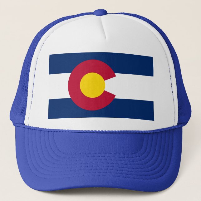 Hat with Flag of  Colorado State - USA (Front)