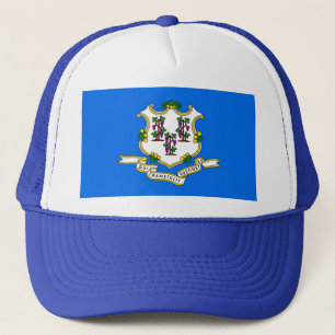 Hat with Flag of  Connecticut State - USA