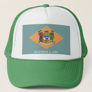 Hat with Flag of Delaware State - USA