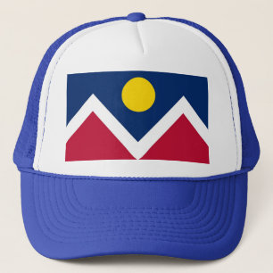 Hat with Flag of  Denver, Colorado State - USA