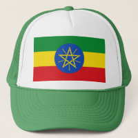 Hat with Flag of Ethiopia