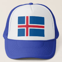 Hat with Flag of Iceland