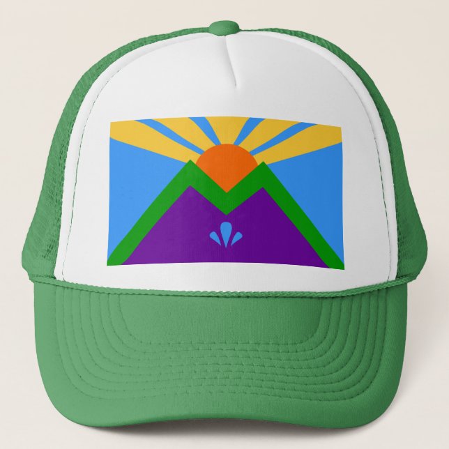 Hat with Flag of Manitou Springs, Colorado (Front)