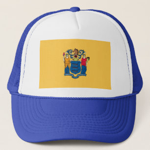 Hat with Flag of New Jersey State - USA