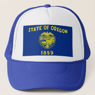 Hat with Flag of Oregon State - USA