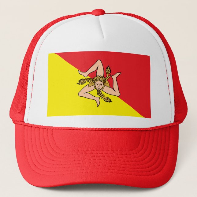 Hat with Flag of Sicily (Front)
