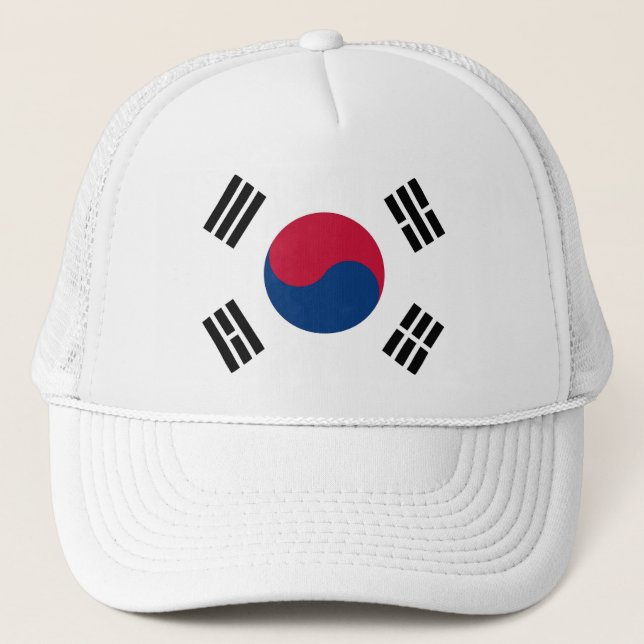 Hat with Flag of South Korea (Front)
