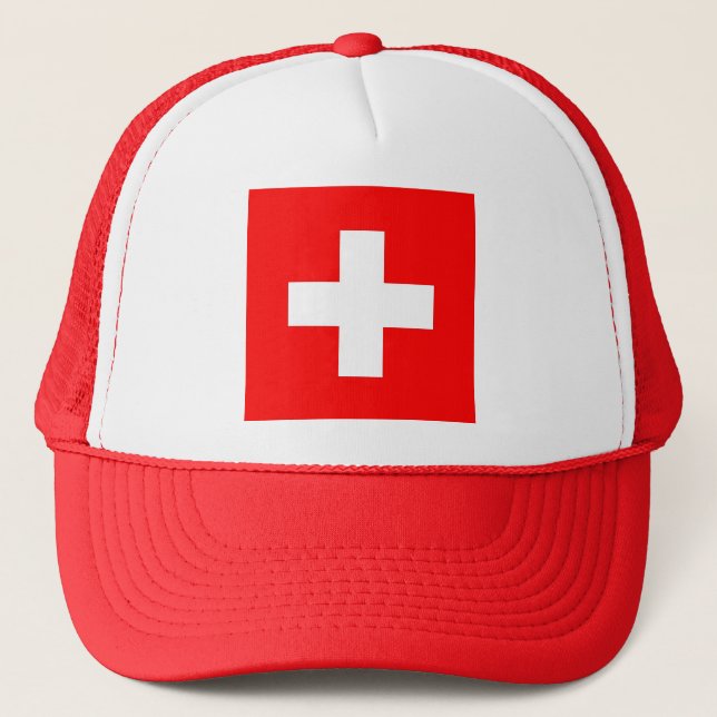 Hat with Flag of Switzerland (Front)