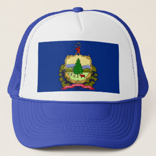 Hat with Flag of Vermont State - USA