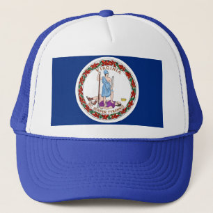 Hat with Flag of Virginia State - USA