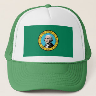 Hat with Flag of  Washington State - USA