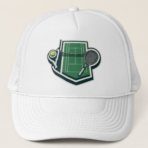 Hat with logo tennis