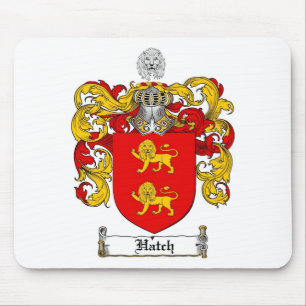 HATCH FAMILY CREST -  HATCH COAT OF ARMS MOUSE MAT