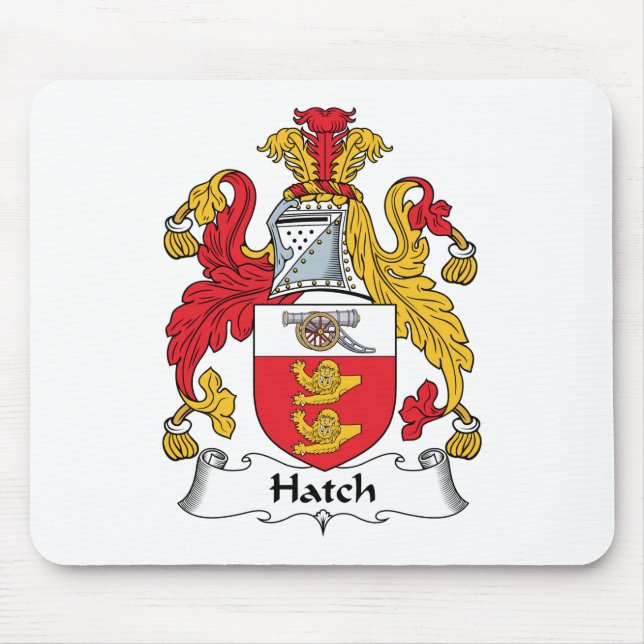 Hatch Family Crest Mouse Mat (Front)