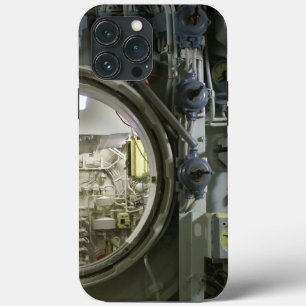 hatch on an old retro submarine iPhone 13 pro max case